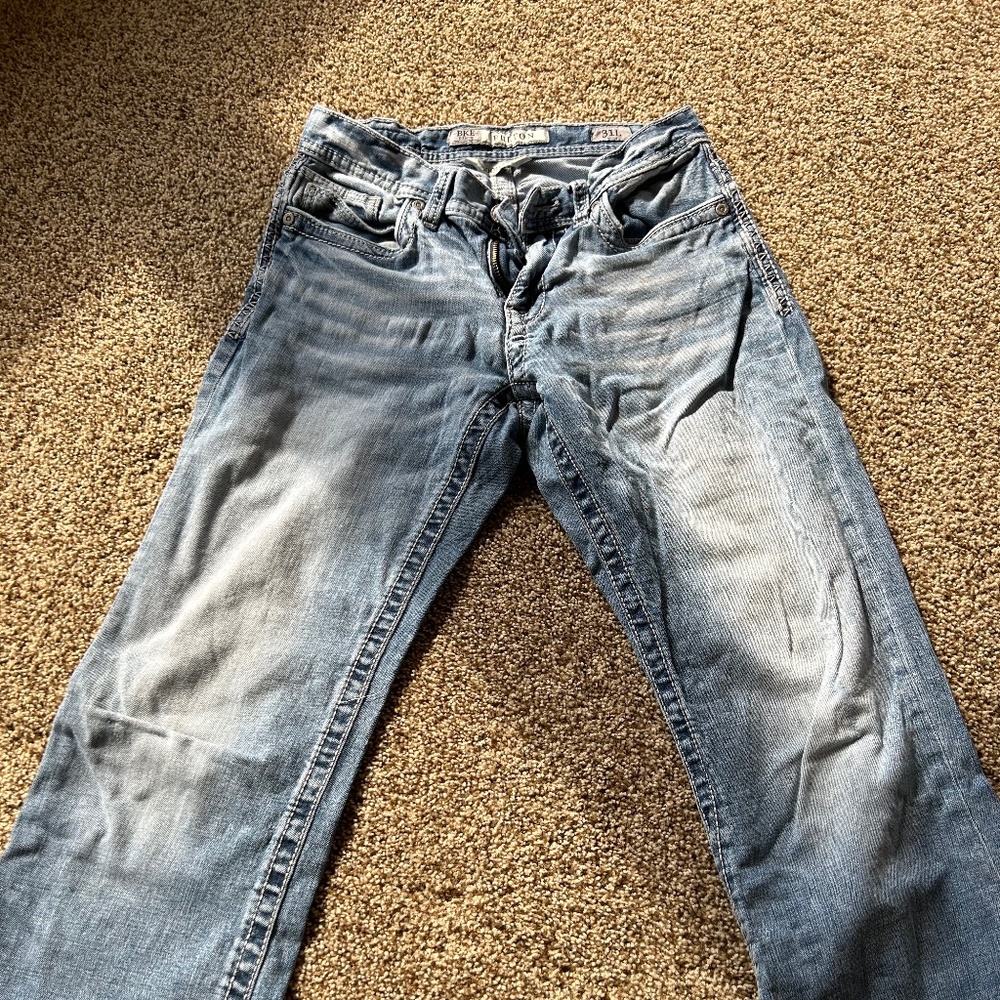 BKE Fulton bootleg denim jeans 31 L